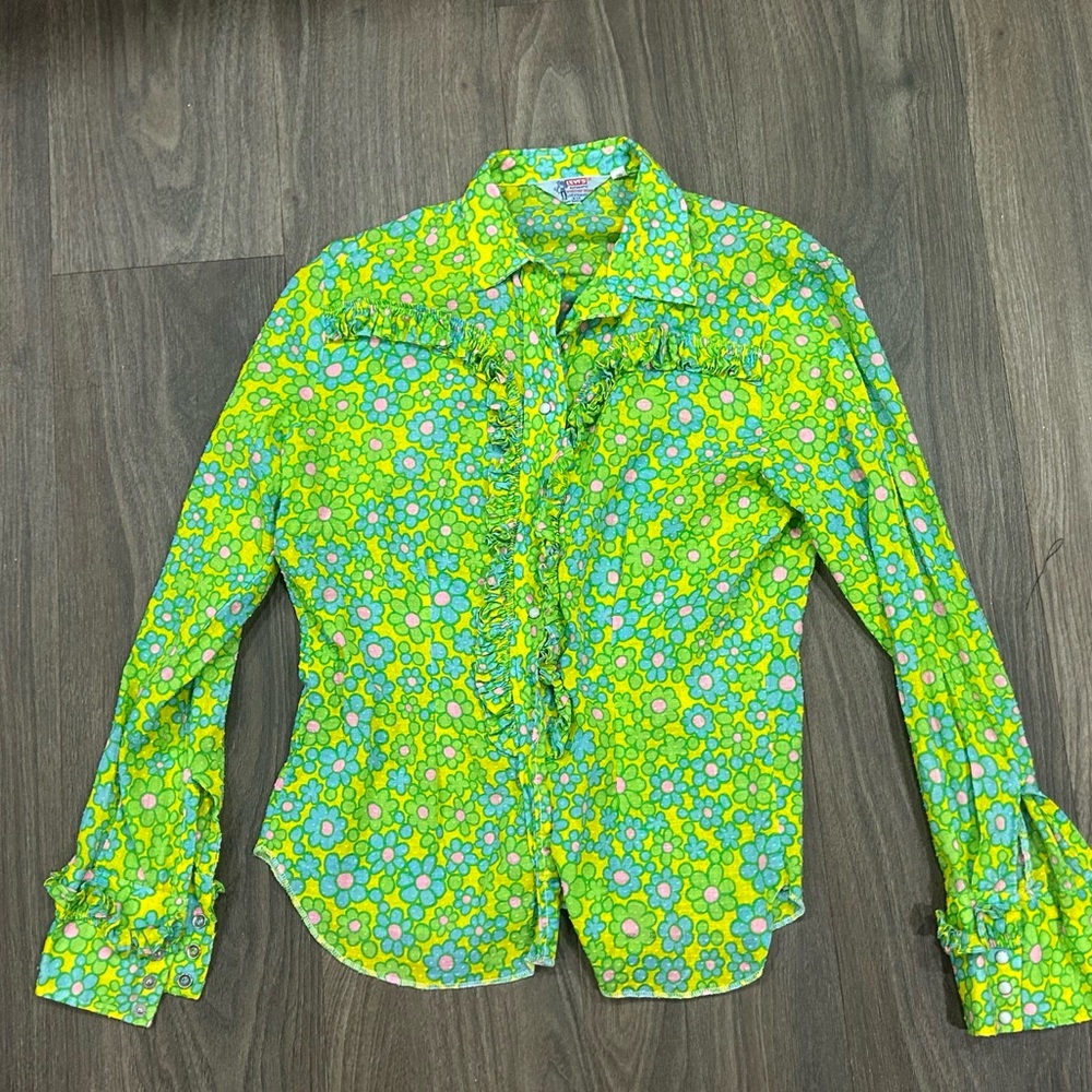 Levi’s Womens Western Vintage Blouse Shirts Size 40